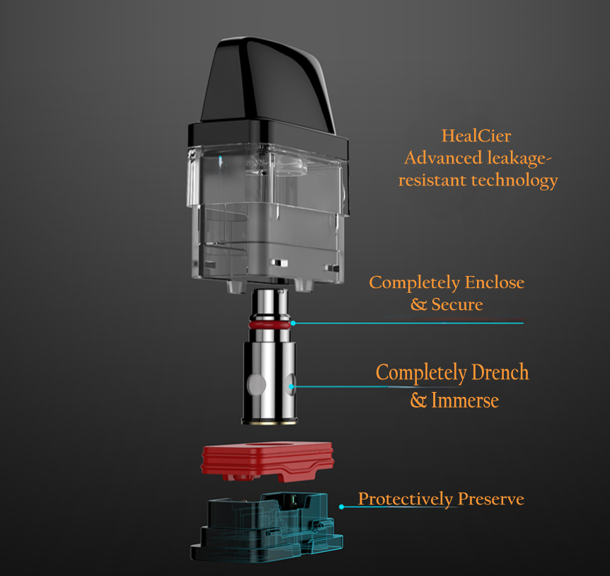 Healcier Type H Cartridge (Top Fill)